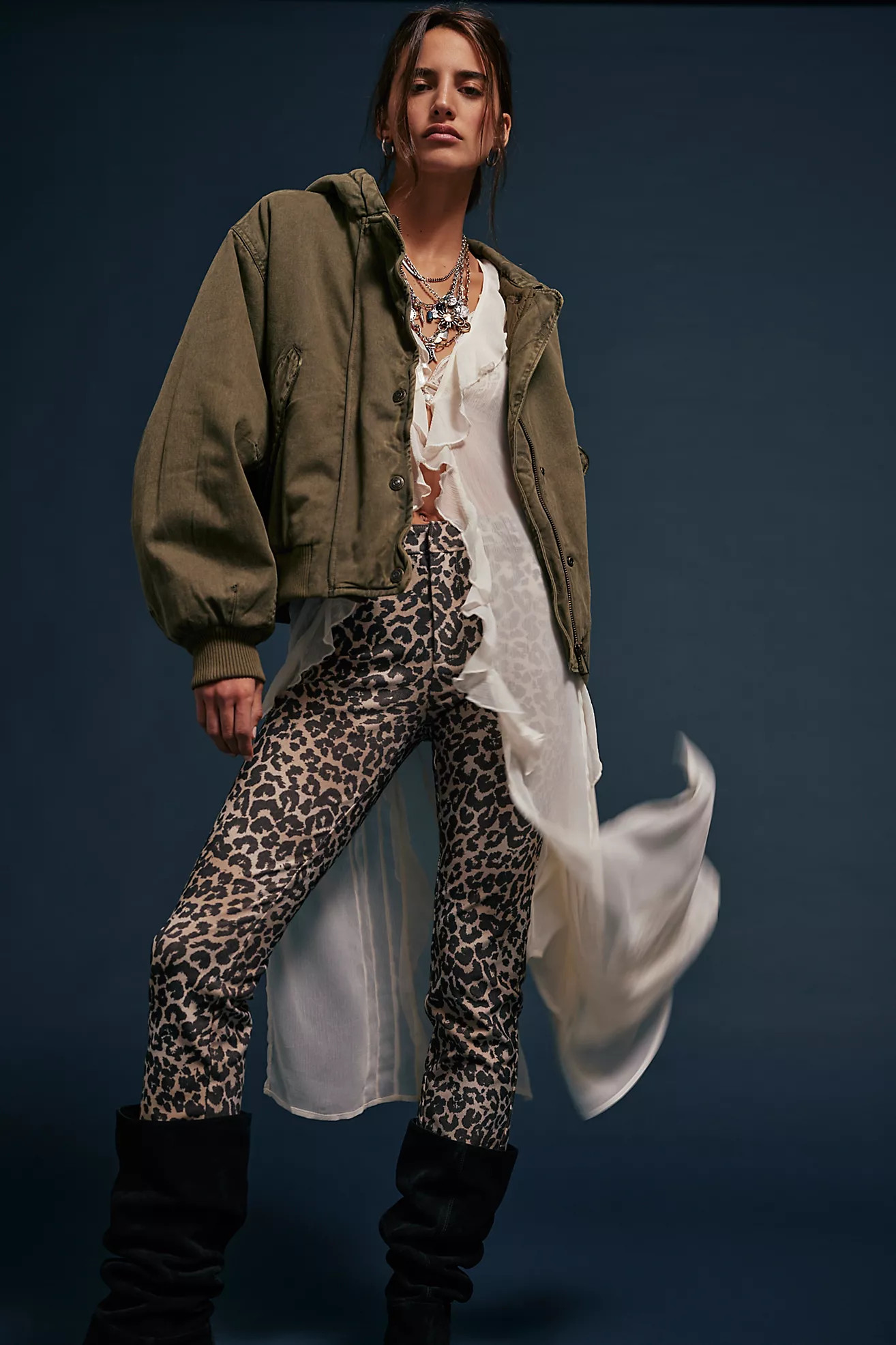 Molly Printed Slim Pants | Free People (Global - UK&FR Excluded)