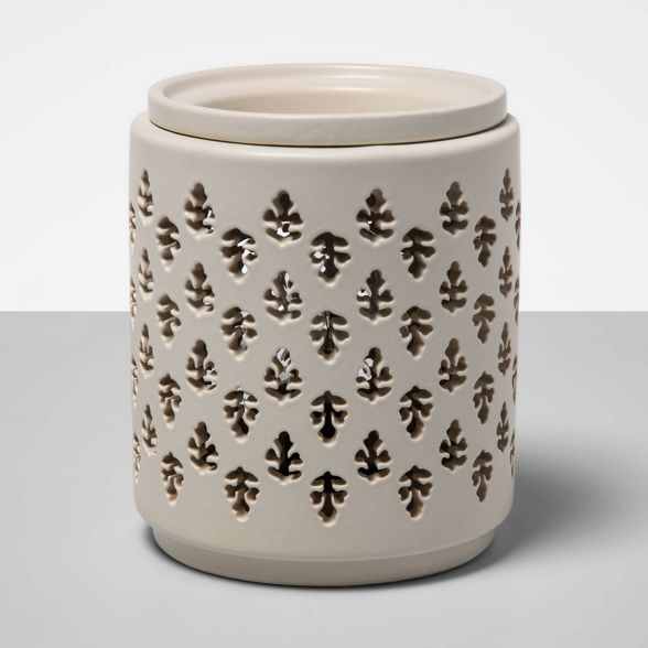 6.5" x 4.5" Paisley Pattern Electric Scent Warmer White - Threshold™ | Target