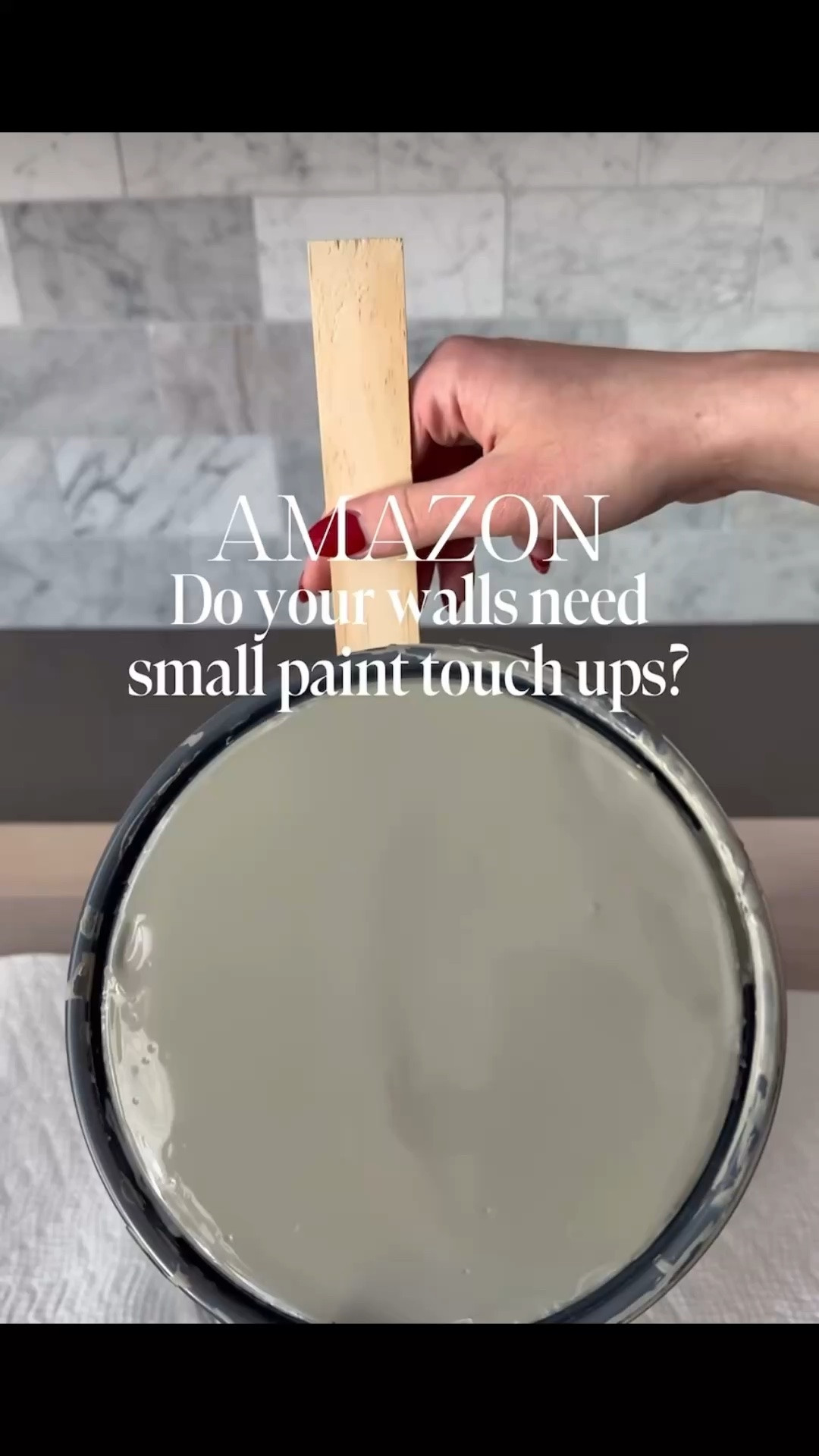 I love that there’s no need to find a match since you use your own paint in the pen! 😍

wall touch up pen, paint touch up tool, wall repair hack, scuff mark fixer, home maintenance hack, quick wall fix, DIY wall touch up, Amazon home find, easy home updates, paint pen for walls #amazonhomefinds #homehack #amazonmusthave