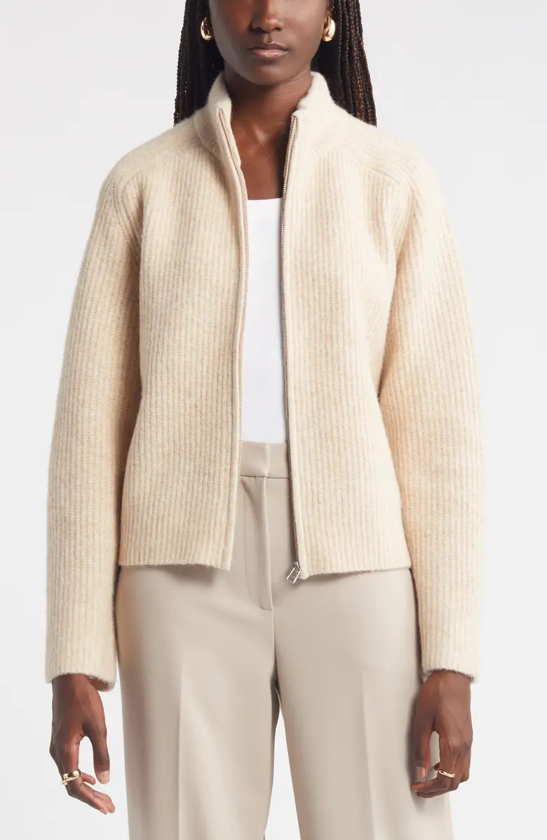 Nordstrom Rib Zip Cardigan | Nordstrom | Nordstrom