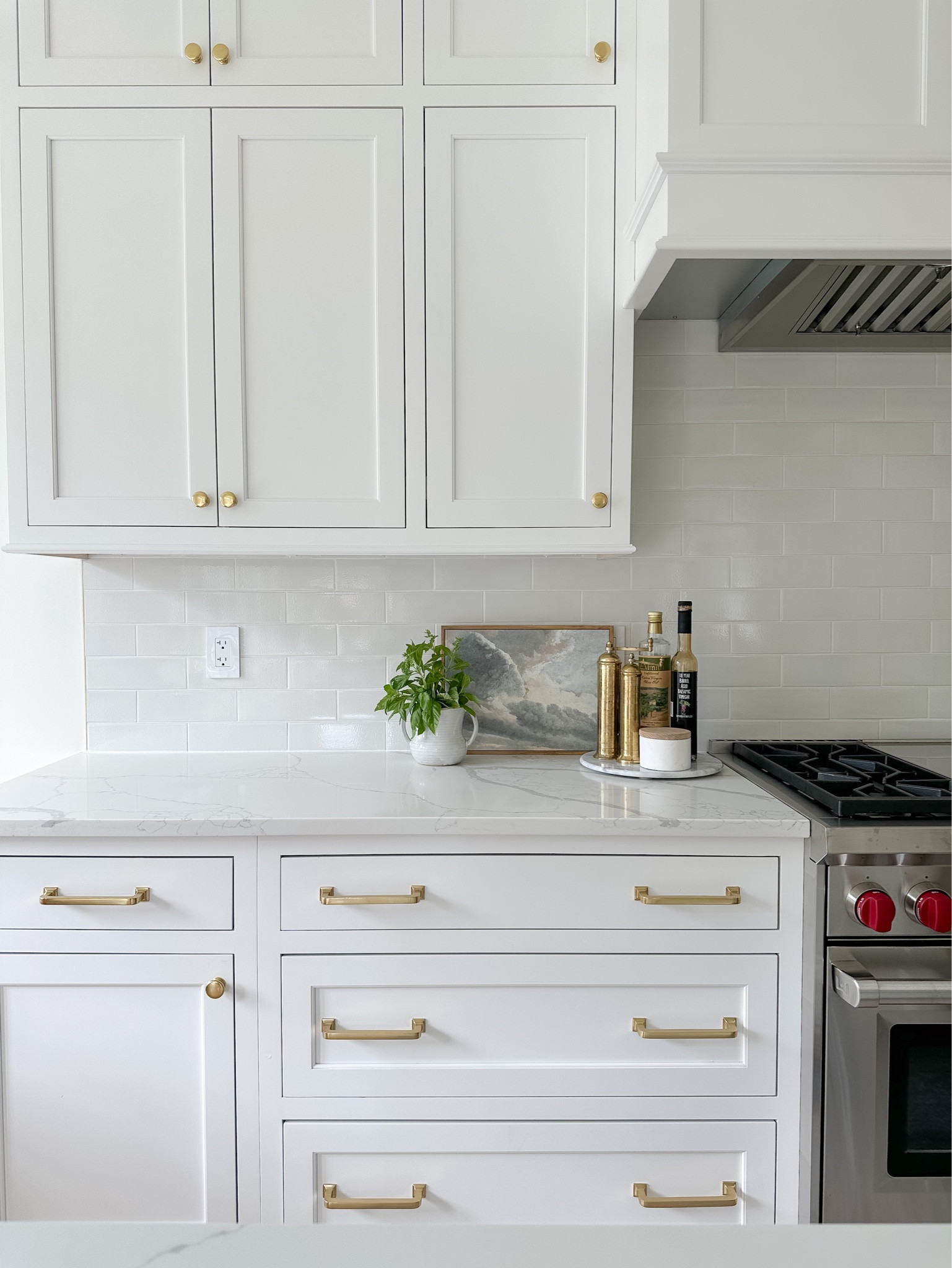 Kitchen counter styling, mis-en-place, brass salt and pepper mill, marble tray, amazon vase, white kitchen, Amazon find, Amazon home 

#LTKhome #LTKstyletip #LTKFind