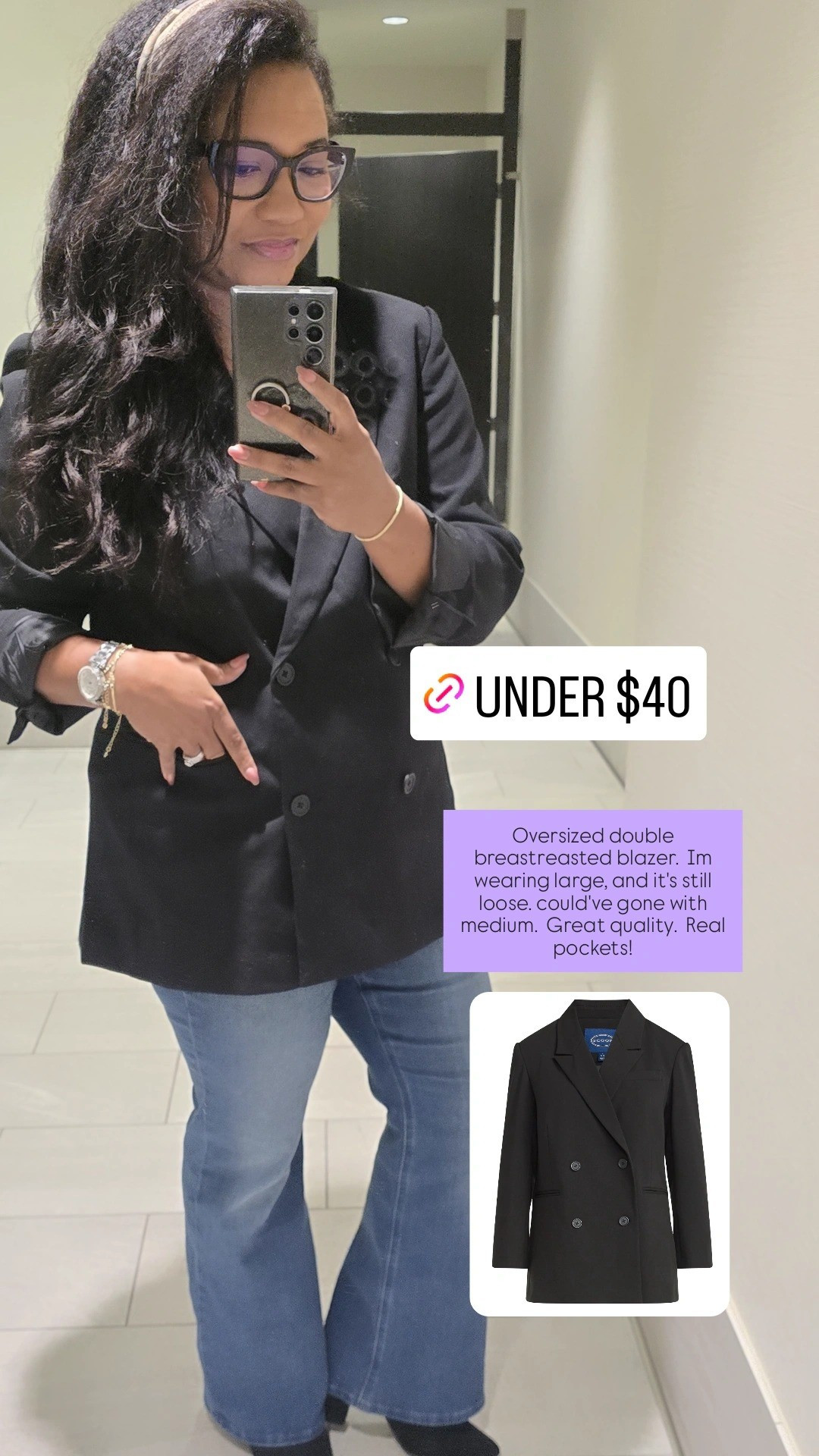 Under $40 blazer. I love the fit.  Why didn't anyone tell me about Scoop at Walmart? Somehow I snagged it for $20. Back to regular price but still super affordable!

#LTKHome #LTKFindsUnder50 #LTKWorkwear