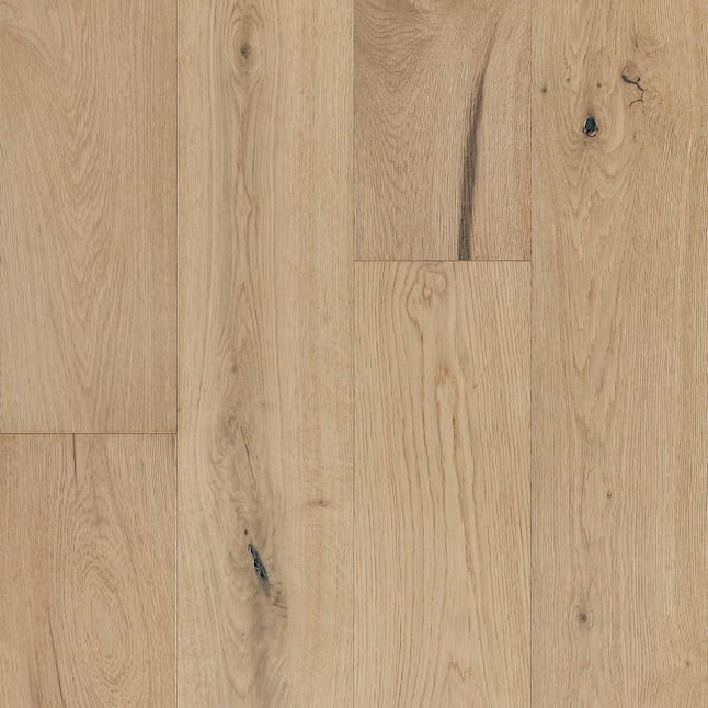 Bruce  America's Best Choice Dune Trail White Oak 7-in W x 3/8-in T x Varying Length Wirebrushed... | Lowe's
