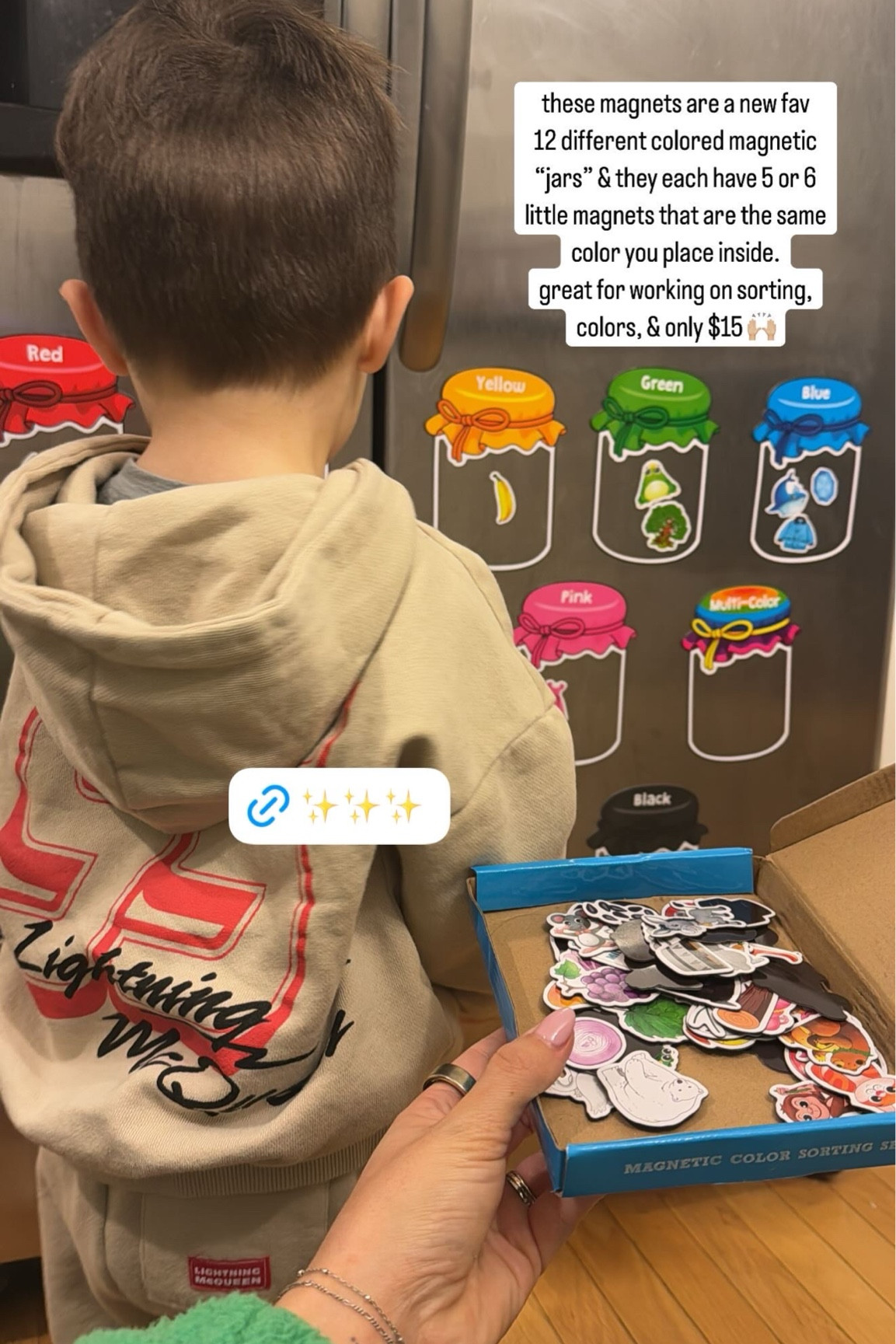 New favorite toddler activity! Color sorting magnets 

#LTKKids #LTKFamily #LTKBaby