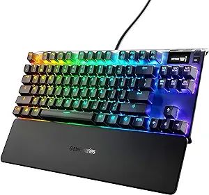SteelSeries Apex Pro TKL Mechanical Gaming Keyboard – World’s Fastest Mechanical Switches –... | Amazon (US)