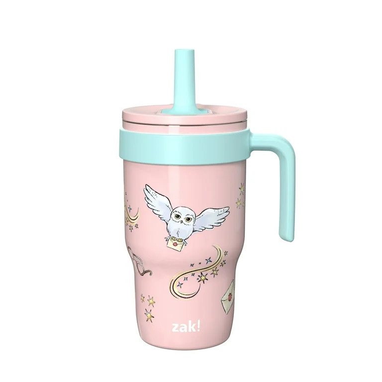 Zak Designs 10oz Harry Potter Kids Handle Tumbler, Stainless Steel Tumbler with Soft Silicone Str... | Walmart (US)