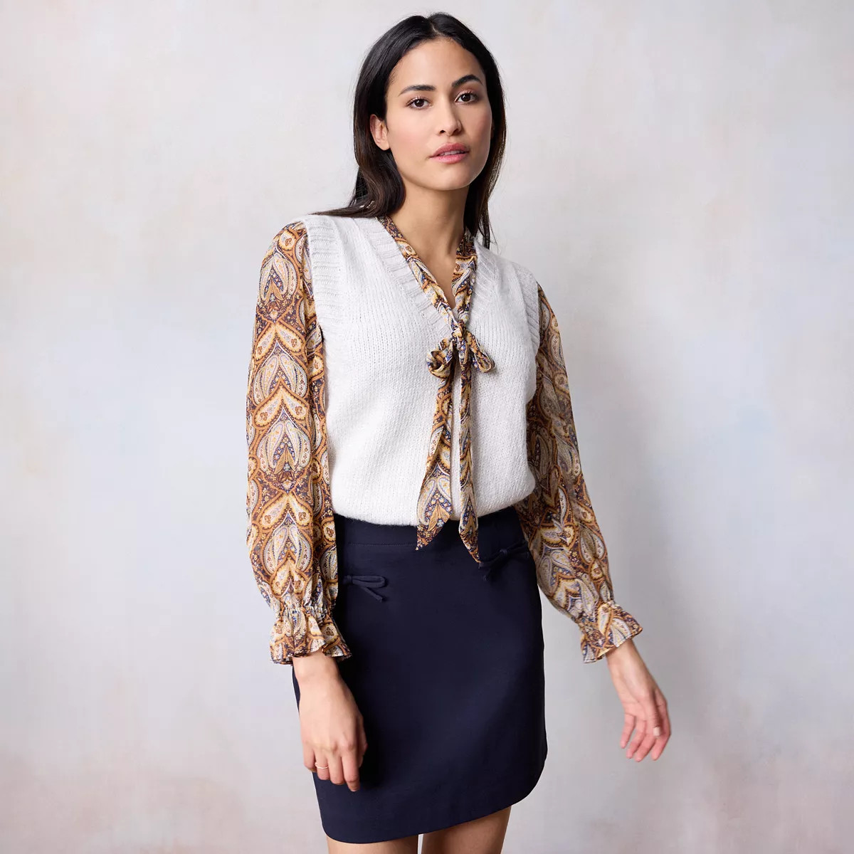 Women's LC Lauren Conrad V-Neck Sweater Vest | Kohl's