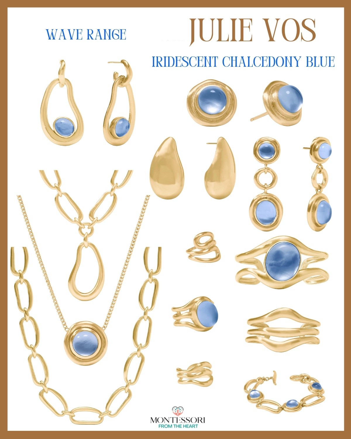 Julie Vos ~ Wave Range in Iridescent Chalcedony Blue 

#LTKParties #LTKBeauty #LTKStyleTip