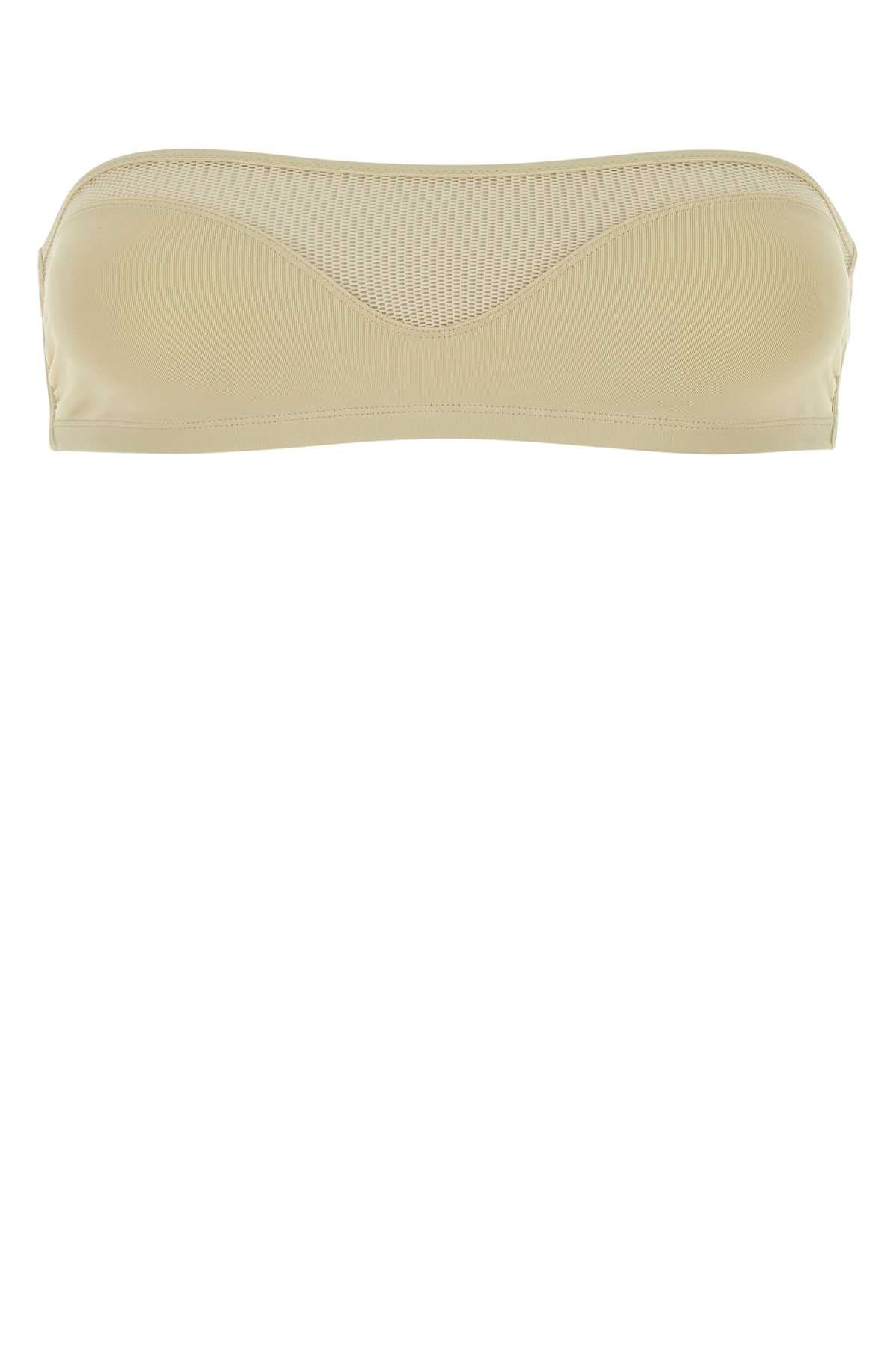 Eres Stretch Nylon Bikini Top — Beige | Italist Inc.