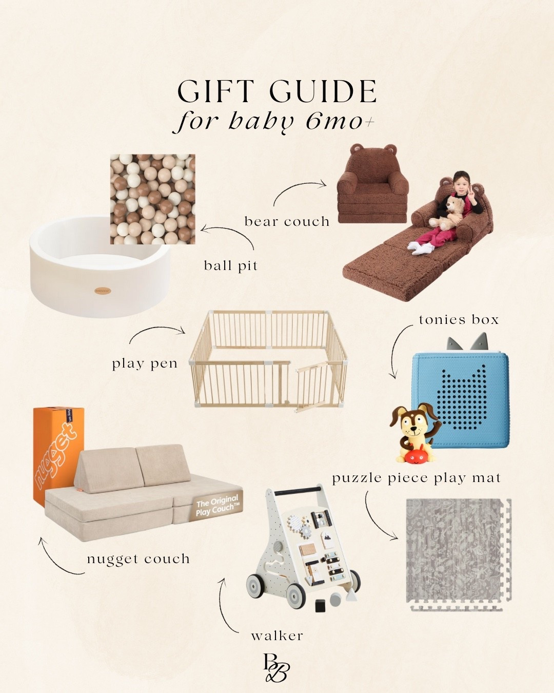 Gift guide for baby 6-12 months! 🎄👶

#LTKBaby #LTKGiftGuide #LTKHoliday