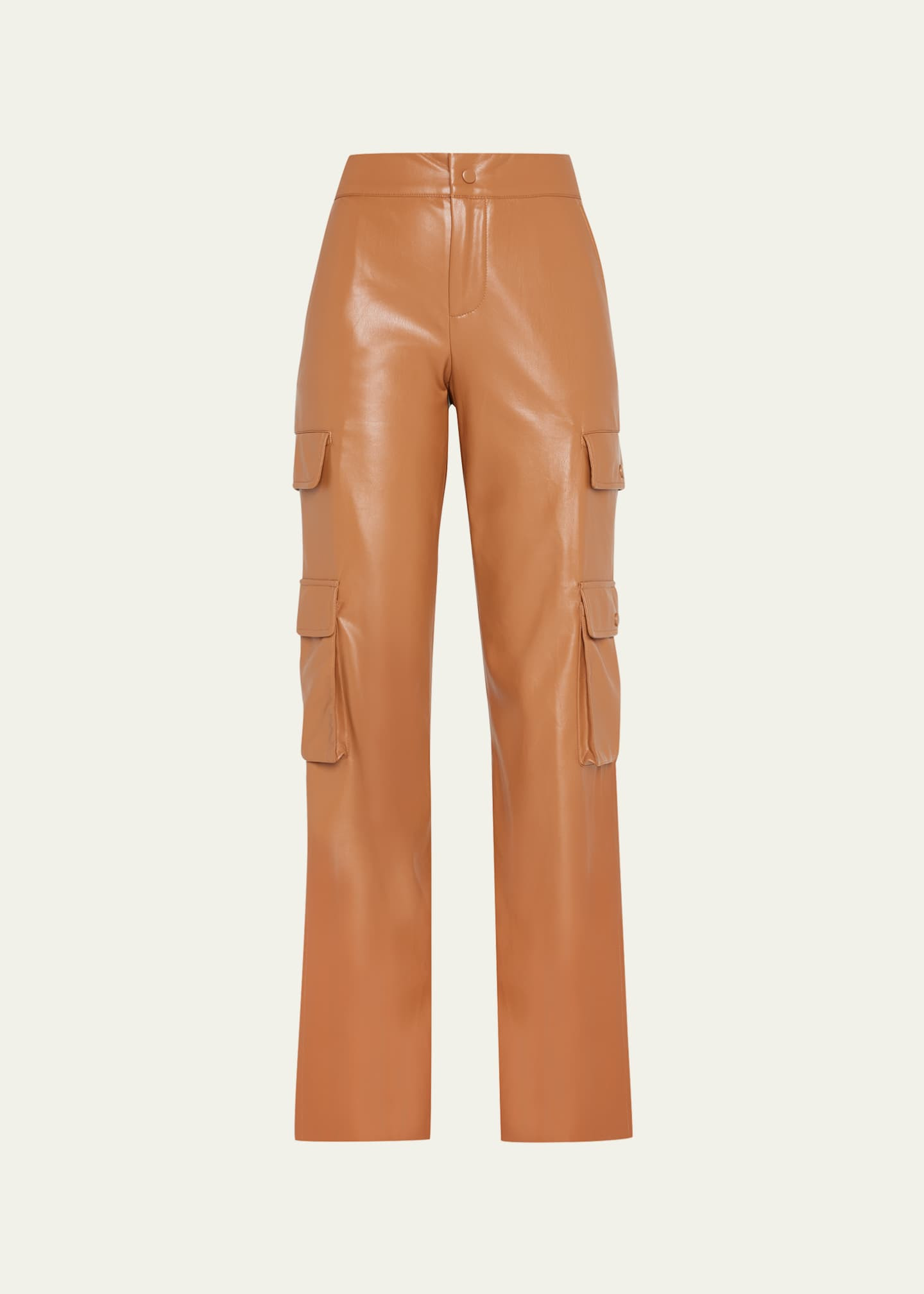 Hayes Vegan Leather Wide-Leg Cargo Pants | Bergdorf Goodman