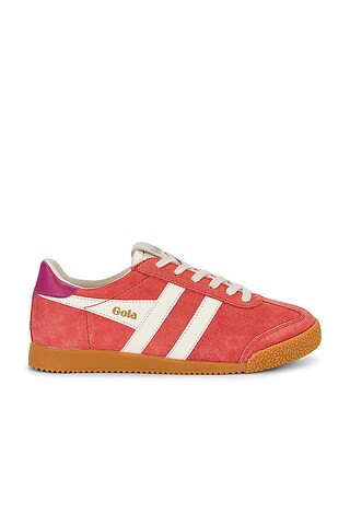 Gola Elan Sneaker in Coral, Off White, & Fuchsia from Revolve.com | Revolve Clothing (Global)