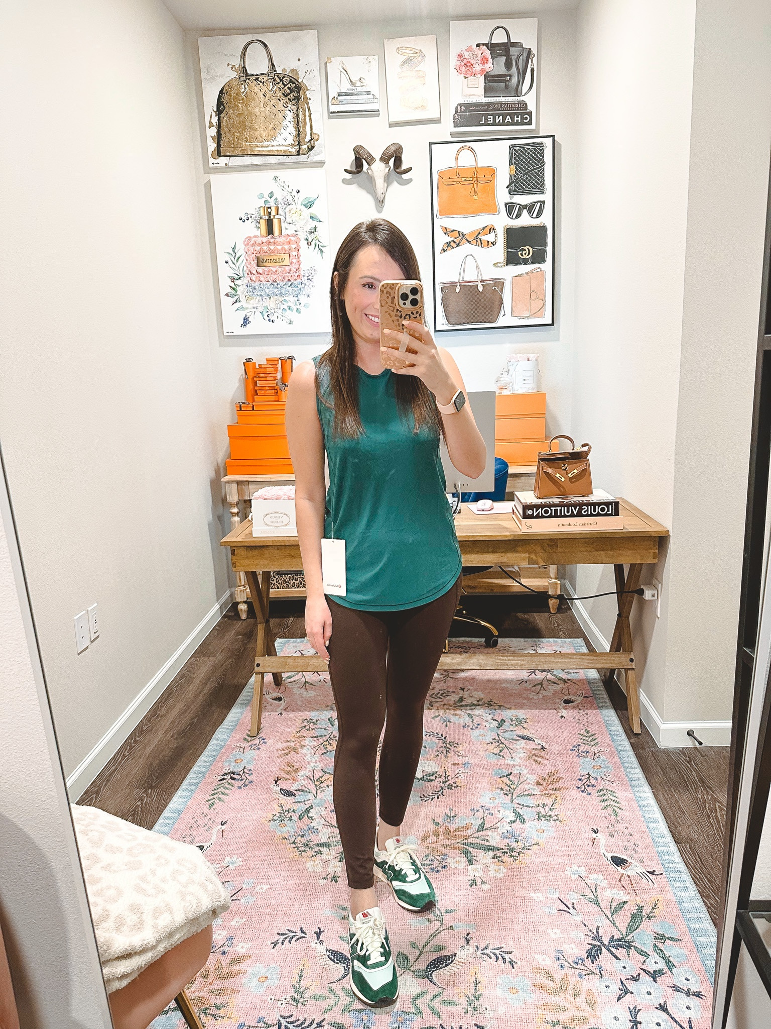 Lululemon sculpt tank green jasper (size 6) with lululemon unlimit leggings french press (size 4)



#LTKunder100 #LTKSeasonal #LTKfit