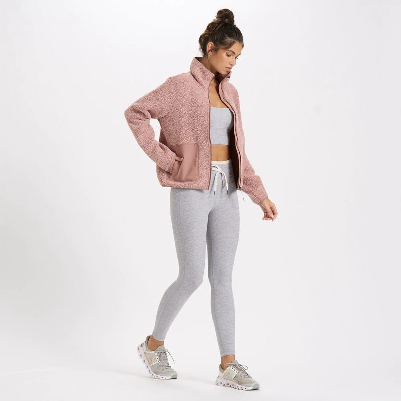 Womens Alpine Sherpa Jacket | Light Terracotta | Vuori Clothing