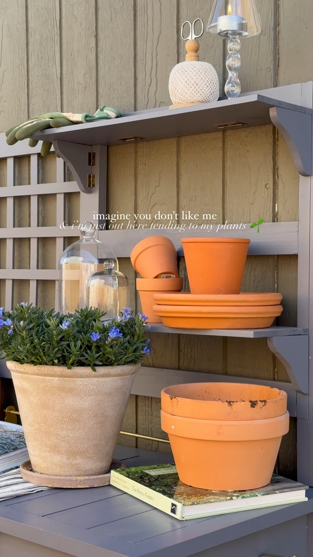 Unbothered & gardening 👩🏼‍🌾 

This little garden bench area is turning out SO CUTE! I find myself here so often throughout the day and can’t wait for the rest of the season. ☀️ 

Again, would make an excellent Mother’s Day gift! The English garden tool set is also customizable! 

#LTKGiftGuide #LTKHome #LTKSeasonal