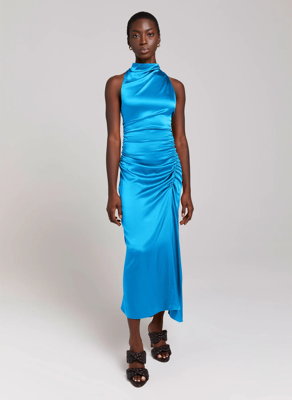 Inez Ruched Midi Dress | A.L.C