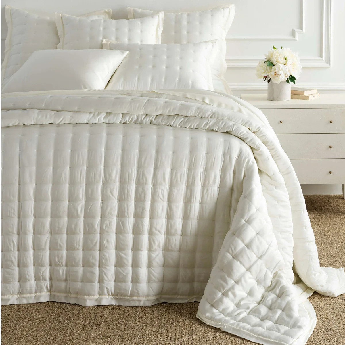 Silken Solid Puff | Wayfair North America
