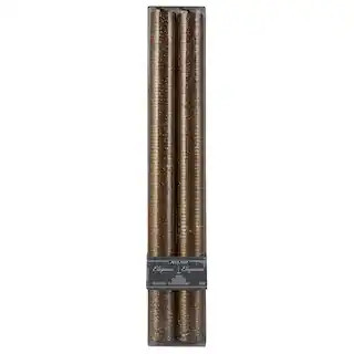 Élégance™ 10" Spun Copper Glitter Taper Candles by Ashland® | Michaels | Michaels Stores