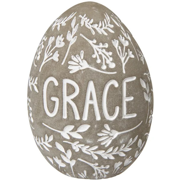 Way To Celebrate Sentimental Tabletop Easter Egg, Grace - Walmart.com | Walmart (US)
