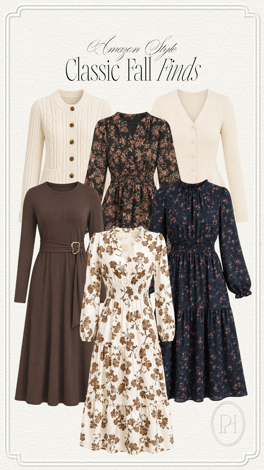 Latest classic fall fashion finds from Amazon!

fall style, fall looks, fall outfit, fall dresses, off-white cardigan, floral dress, long sleeve dress, brown dress, fall midi dress, navy blue dress, white and gold dress, teacher looks, teacher outfit, Thanksgiving dresses, office casual 

 #LTKootd #LTKSeasonal #LTKWorkwear