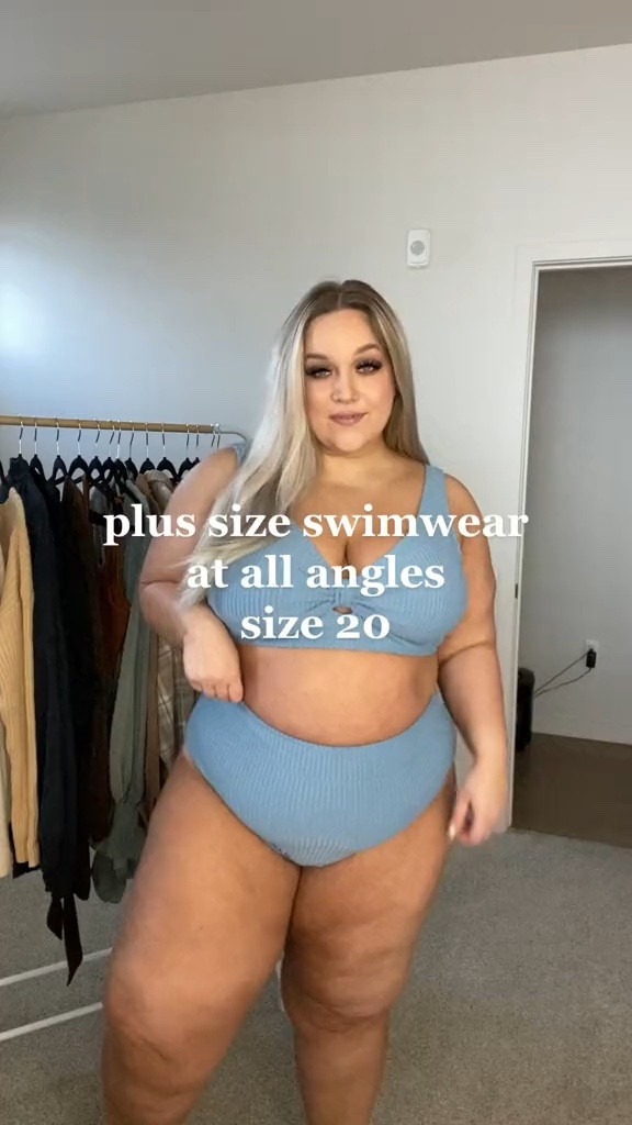 plus size swimwear from Cupshe! I’m wearing a 2x in the top, and 3x in the bottoms. The material is ribbed, so soft, and has the perfect stretch. I think I just found my new favorite swimsuit for 2023! 🙌🏼

(plus size, curvy, plus size swim, swim, size 20, size 18, size 16, size xxx size xl,
Easter, spring, spring outfits, vacation outfits, vacation, swimsuits, affordable, ribbed, casual, Ootd, outfit of the day, date night, date night outfit, lingerie, date night lingerie, spring ouffit, spring Ootd, casual spring outfit, summer outfit, casual summer outfit)

#LTKcurves #LTKSeasonal #LTKtravel