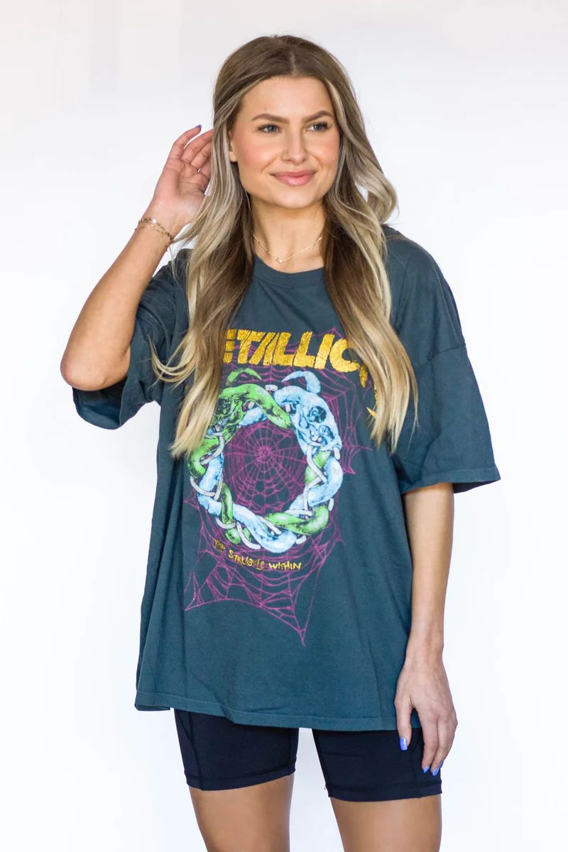 Metallica The Struggle Within Graphic Tee | Apricot Lane Boutique