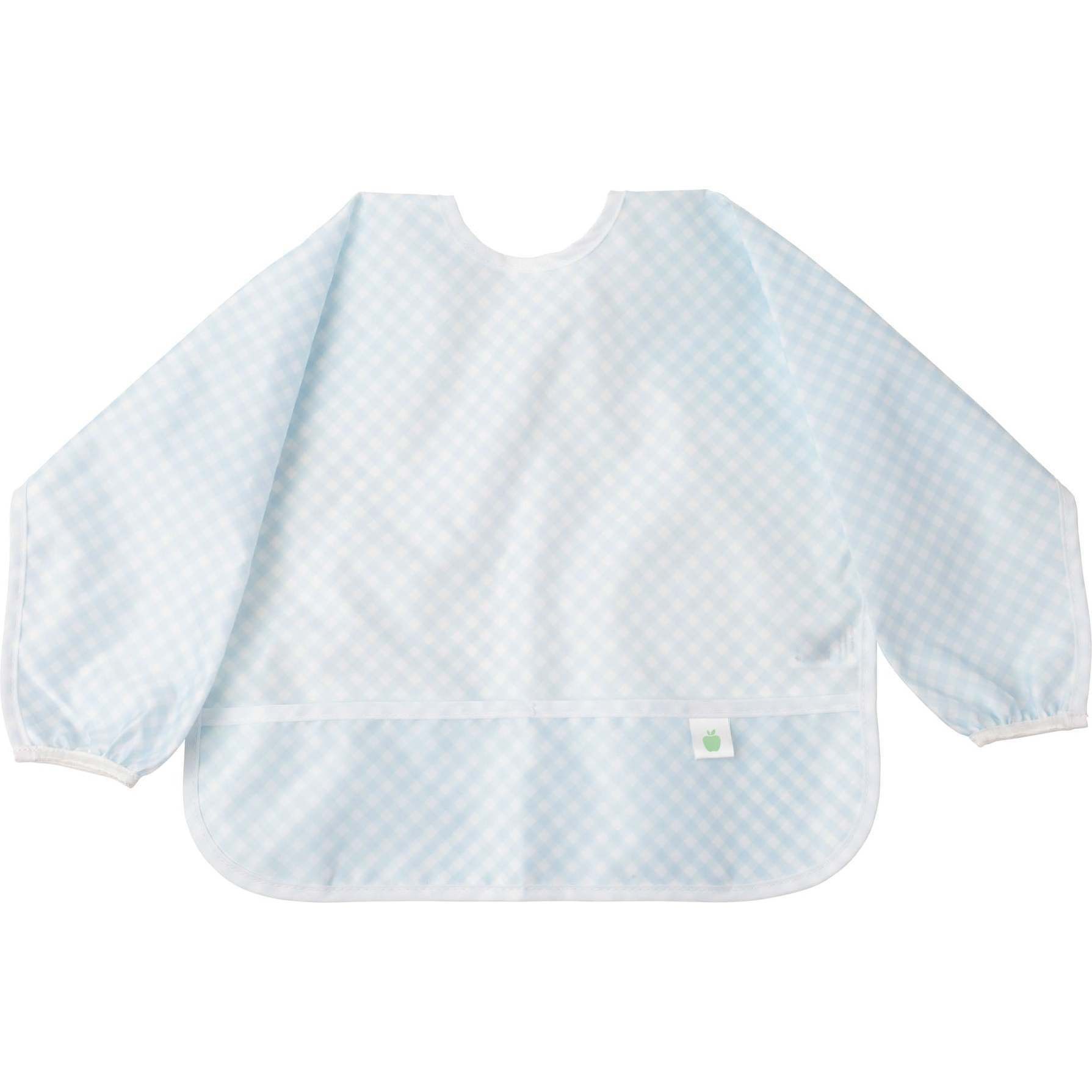 The Cover Everything Infant Bib, Blue Gingham | Maisonette