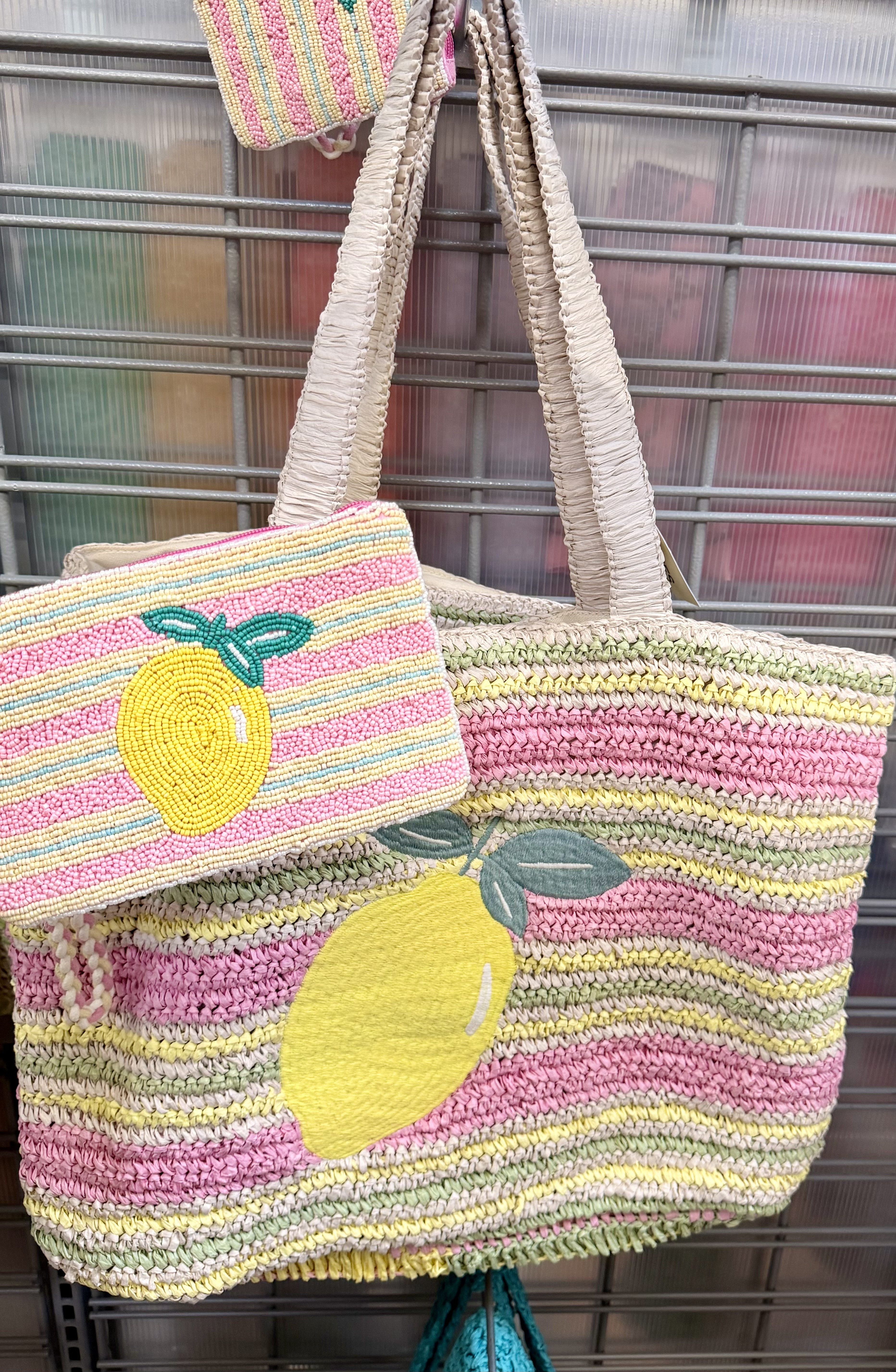 The freaking CUTEST beaded beach tote and wristlet! 

#LTKSwim #LTKdayinmylife #LTKSeasonal