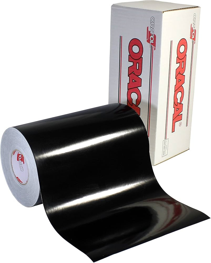 ORACAL 651 Permanent Adhesive Black Gloss Vinyl (12 Inches x 6 Feet) | Amazon (US)