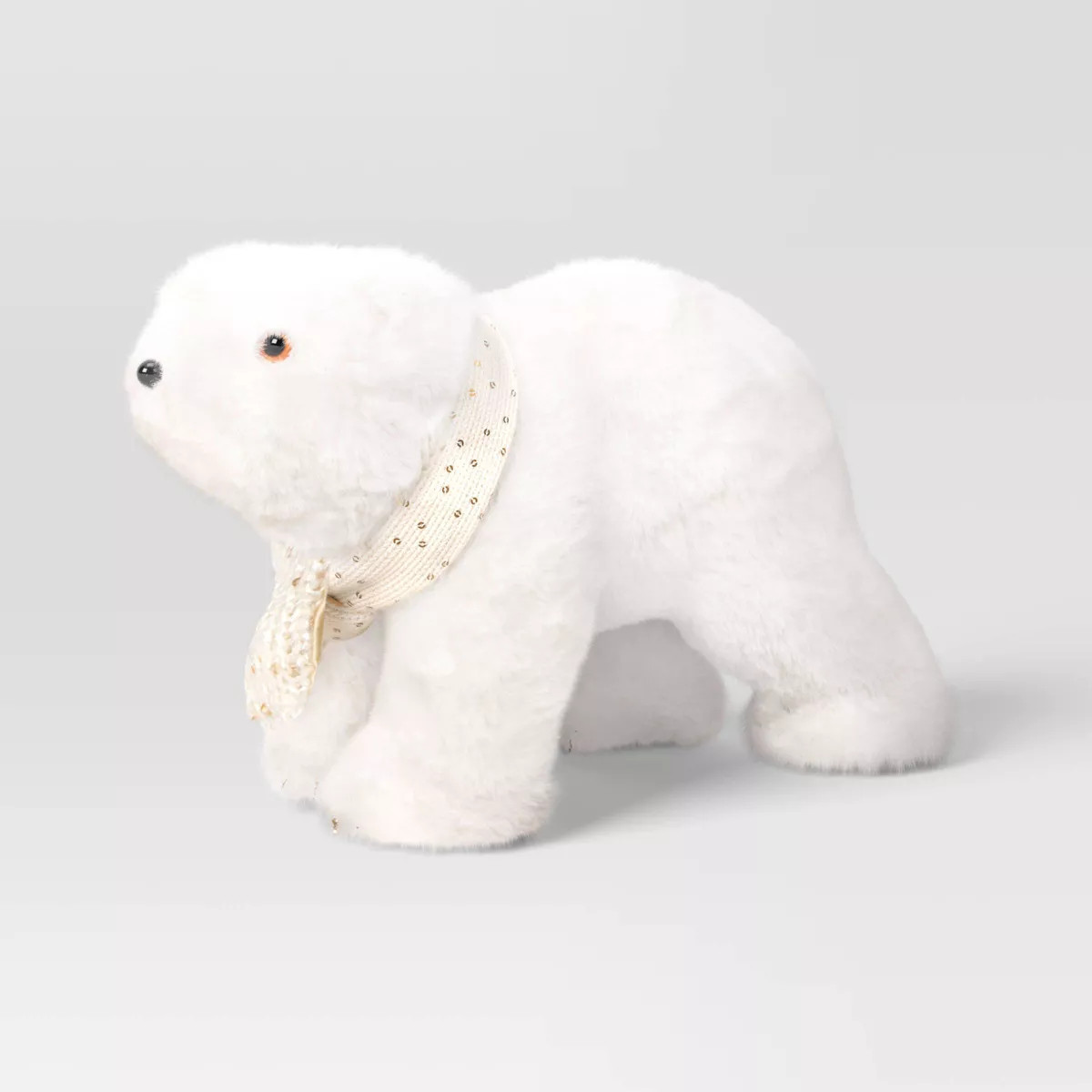 Plush Polar Bear Christmas Animal Figurine - Wondershop™ White | Target