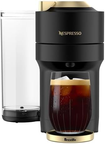 Nespresso Vertuo Pop+ Coffee and Espresso Maker by Breville, Matte Black Gold | Amazon (US)