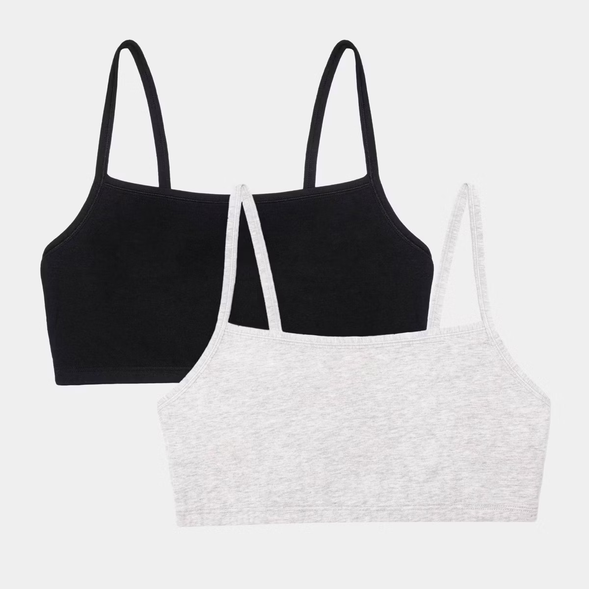 Fruit of the Loom Women's 2pk Unbelievably Soft Cotton Spaghetti Strap Sports Bra | Target