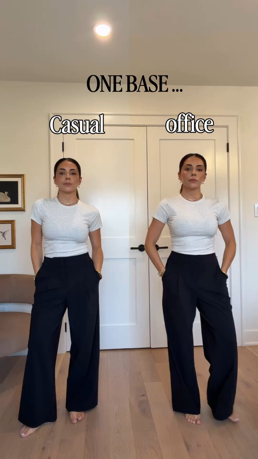 T-shirts - XS
Pants - 0 petite

#LTKfall #LTKworkwear #LTKdatenight