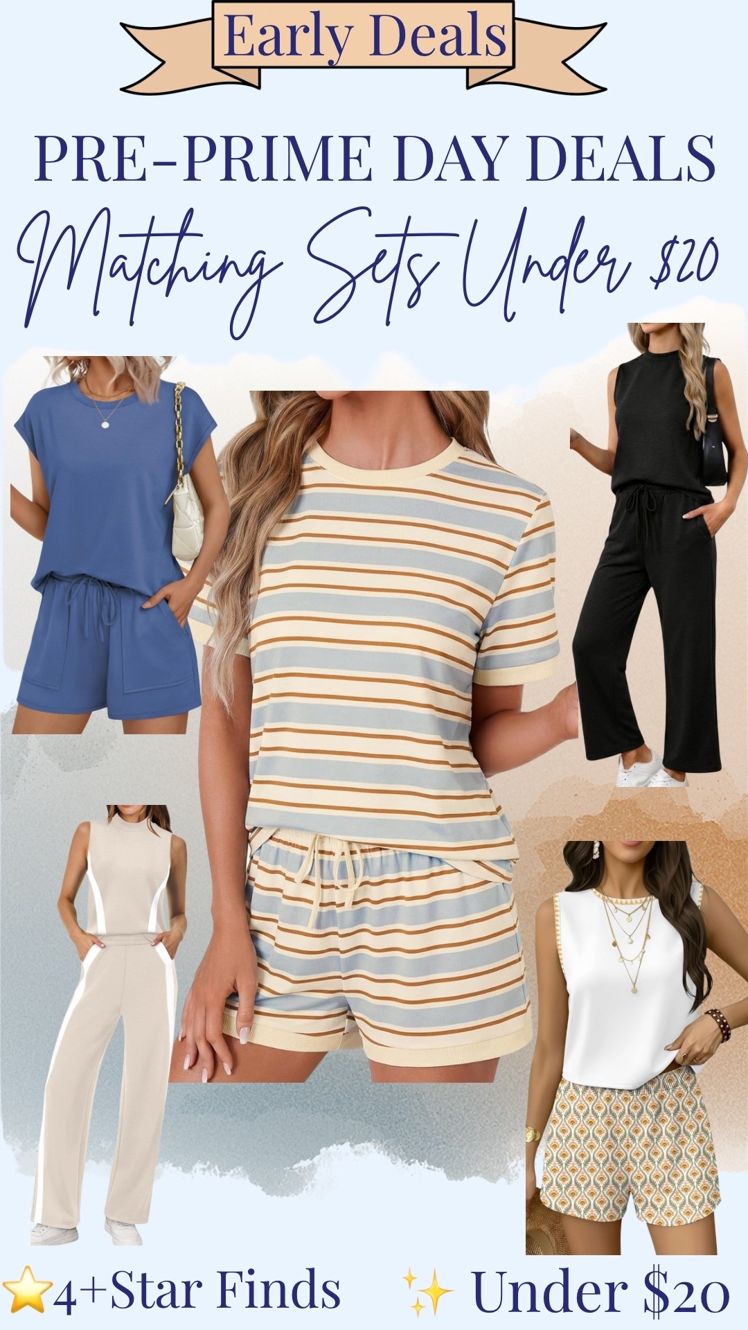 Prime Day is almost here, and these matching sets are already on sale! ✨

I’ve rounded up some of my favorite affordable Amazon fashion finds that are stylish, comfortable, and under $20.

Perfect for summer vacations, casual weekends, travel days, and everyday wear.

🛍️ Shop all my Prime Day favorites and follow me on LTK for daily fashion finds and deal alerts.

#LTKStyle #LTKSaleAlert #LTKFashion #AmazonFashion #PrimeDayDeals #AmazonPrimeDay #MatchingSets #SummerStyle #AffordableFashion #FashionOver50 #GenXStyle #amazonaffiliate

#LTKU #LTKActive #LTKOver40