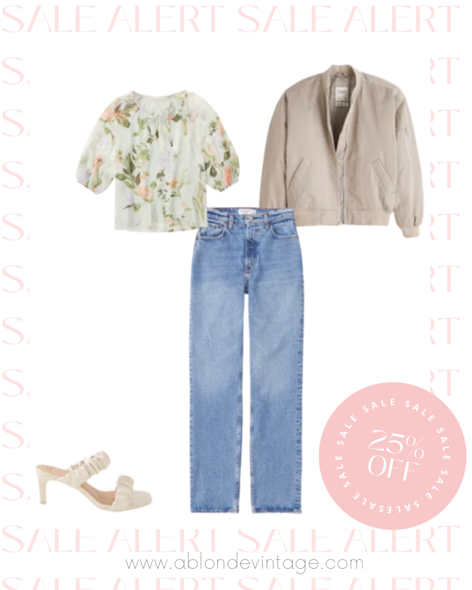Abercrombie #ltkfall sale jeans, sandals, blouse and jacket!

#LTKSale #LTKunder100 #LTKsalealert