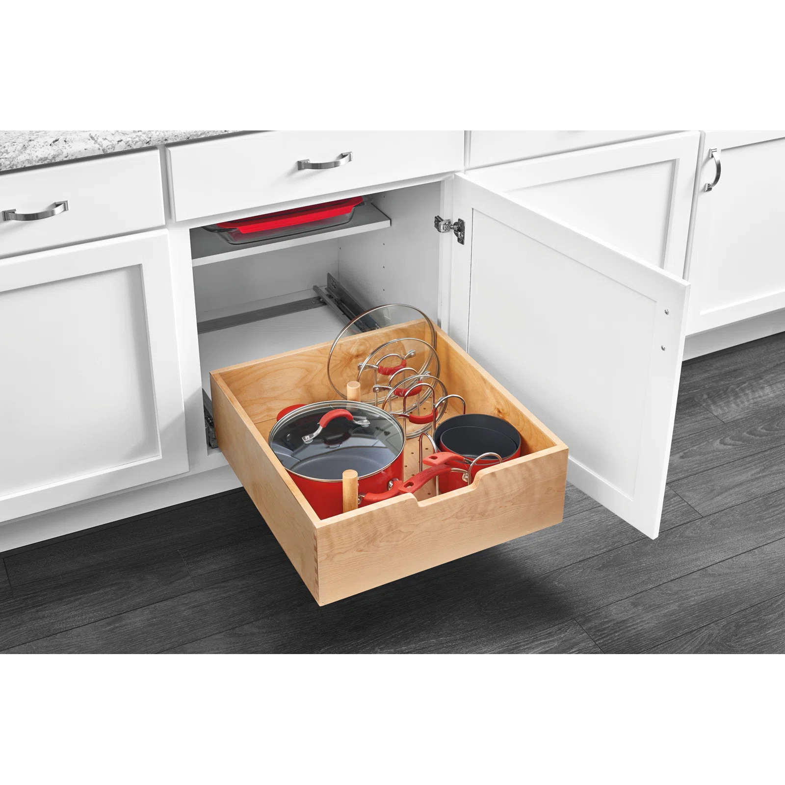 Rev-A-Shelf Wood Base Cabinet Pull Out Drawers with Soft Close | Wayfair North America