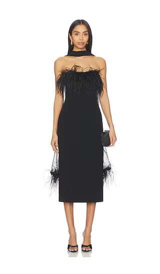 By Marianna Eirah Midi Dress in Black | Revolve Clothing (Global)