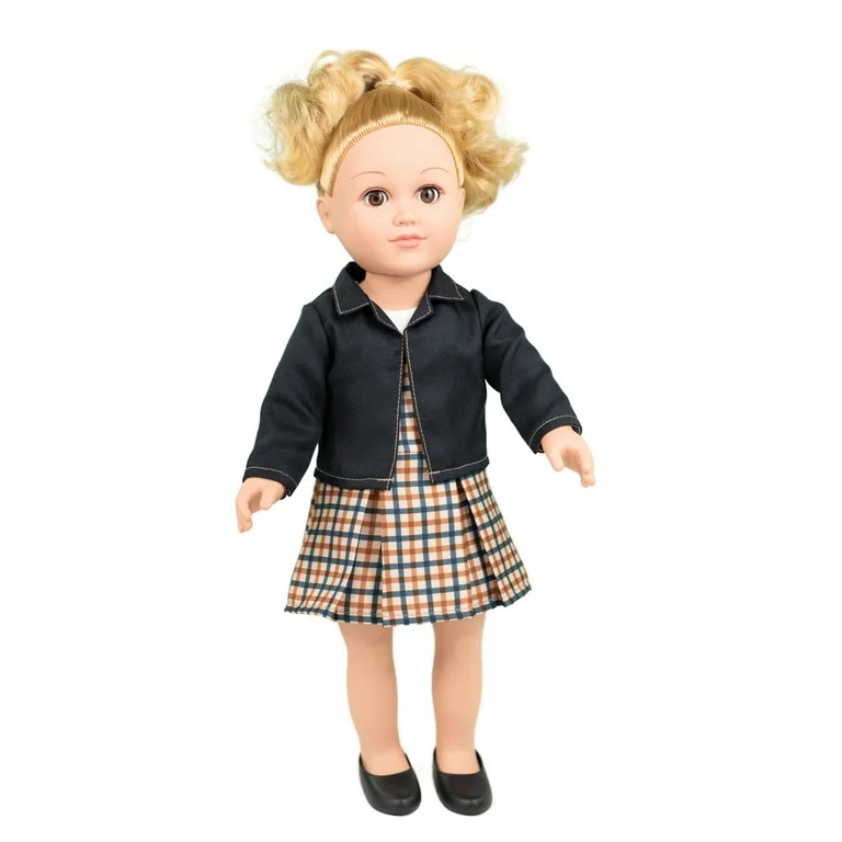 My Life As Sadie Posable 18-inch Doll, Medium Blonde Hair, Brown Eyes | Walmart (US)