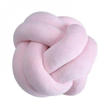 Xinhuaya Warm Nordic Style Pillow Cushion Velvet Ball Knot Pillow Solid Color Calm Sleep Dolls Stuff | Walmart (US)