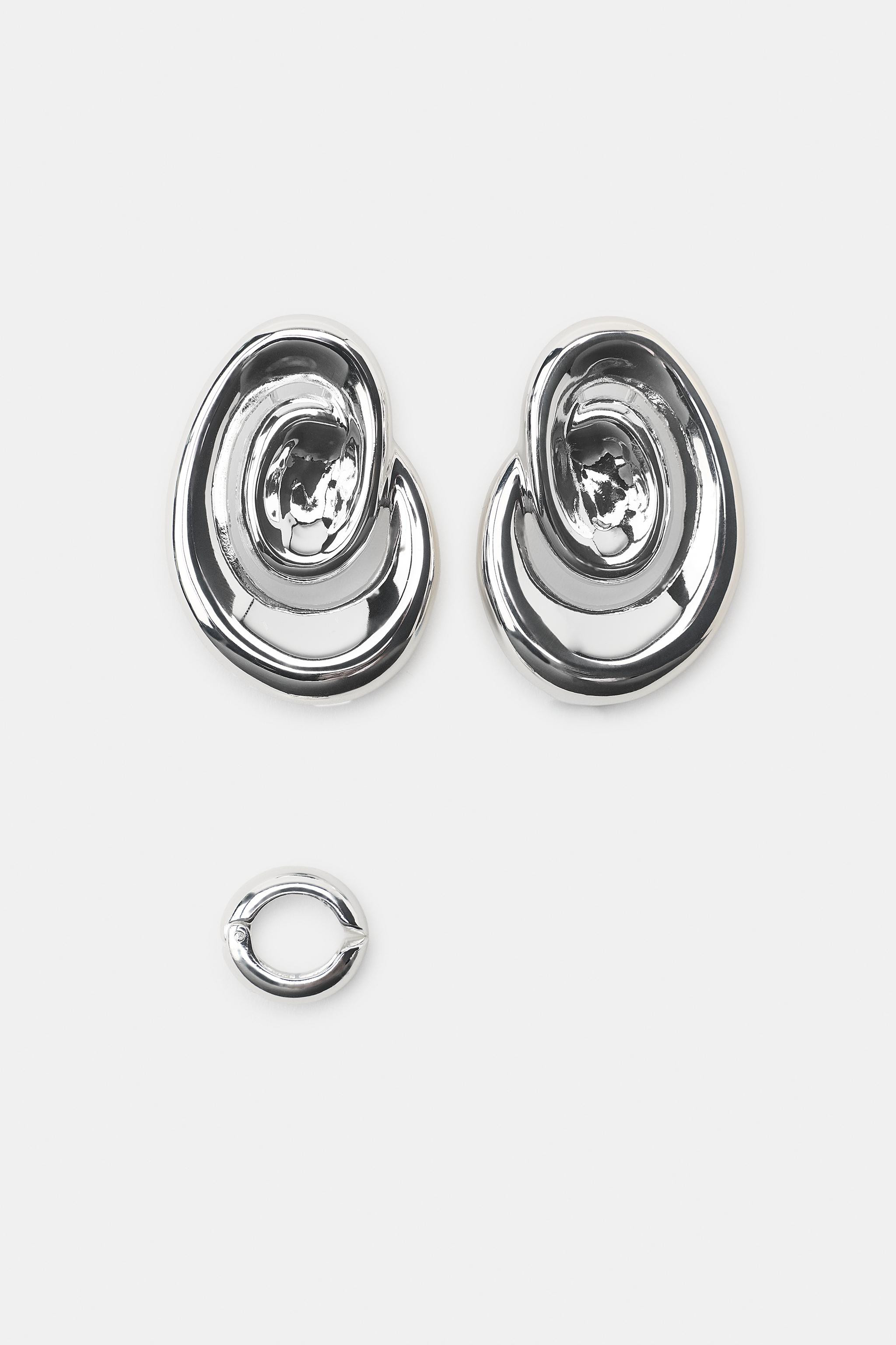 PACK OF ORGANIC EAR CUFF EARRINGS | Zara UK
