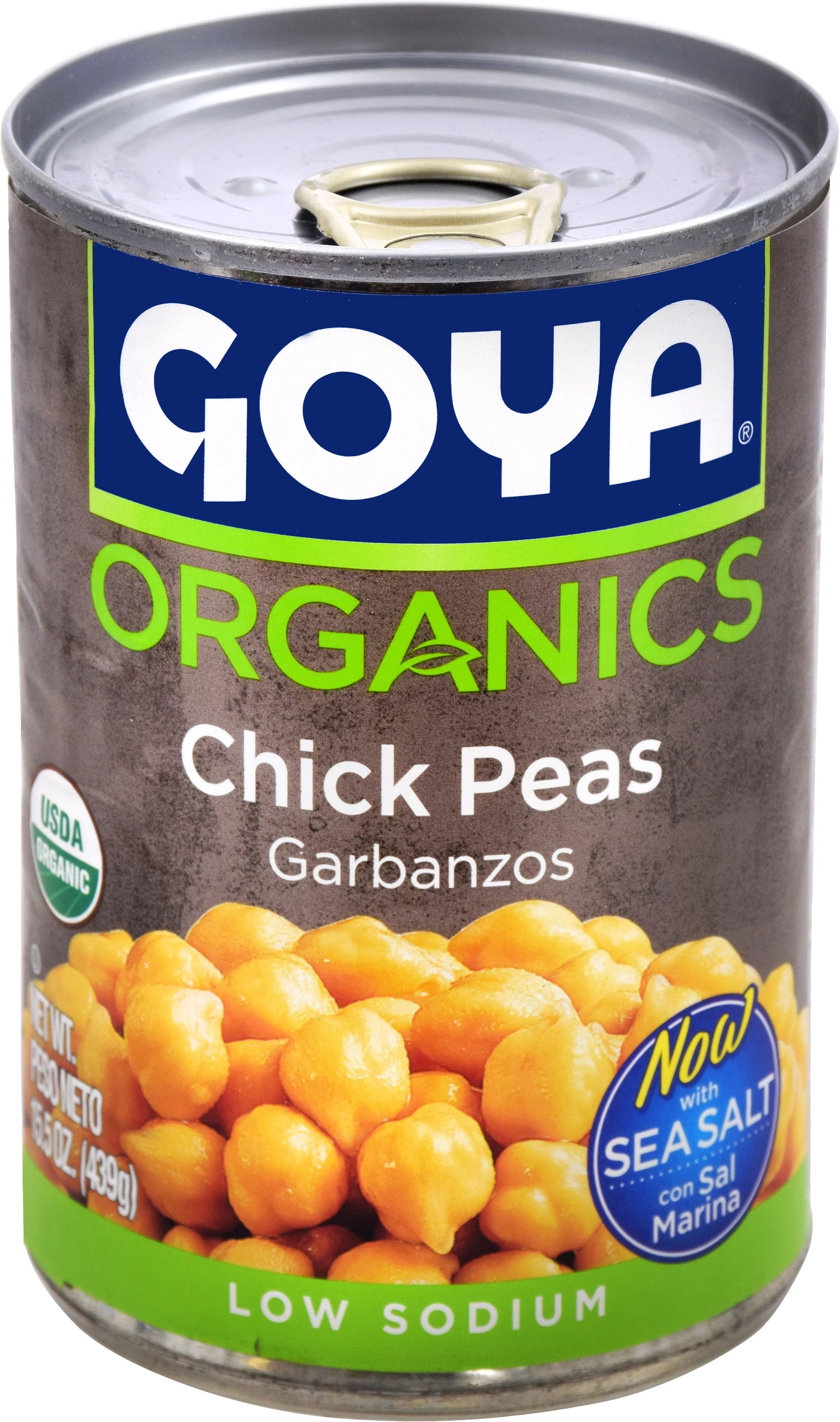 GOYA Organics Chick Peas 15.5 Oz - Walmart.com | Walmart (US)
