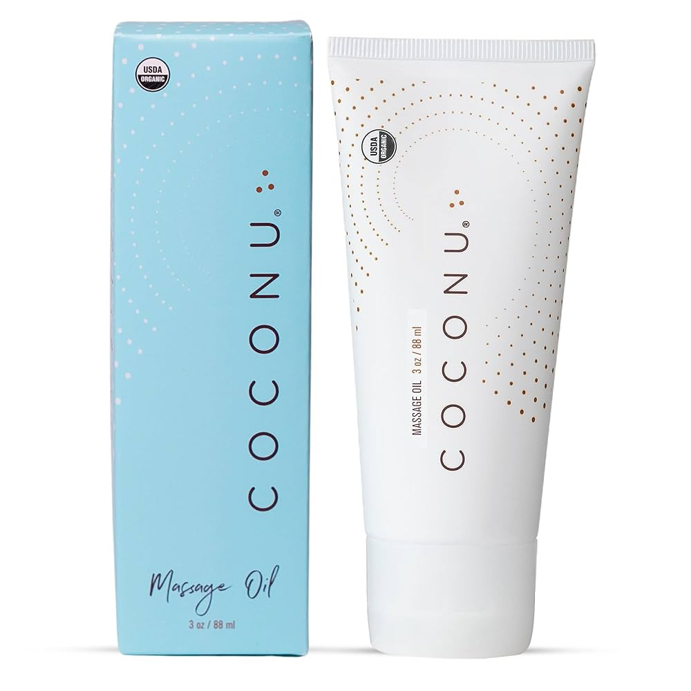 Coconu Oil Based Massage Oils for Date | Organic Coconut Body Oil | Natural & Clean Ingredients, Body Oils for Men, Women | 3 Oz | Amazon (US)