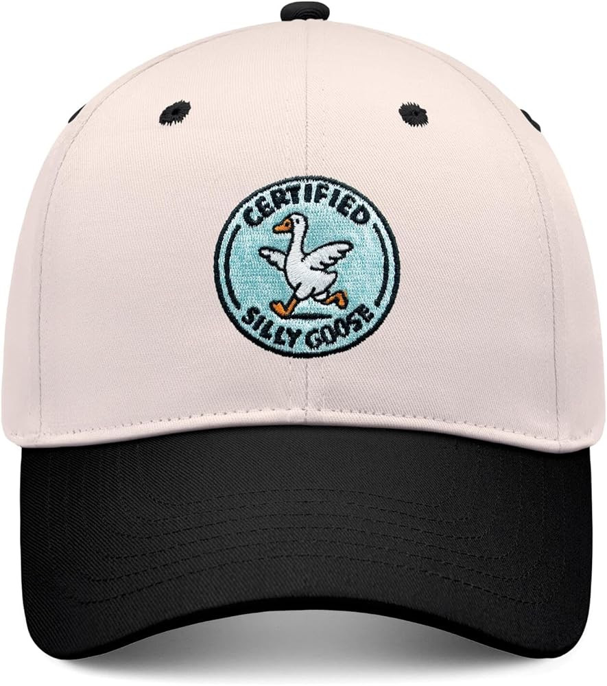 Silly Goose Baseball Cap, Funny Embroidered Hat for Men Women, Trendy Gift Vintage Trucker Hats,S... | Amazon (US)