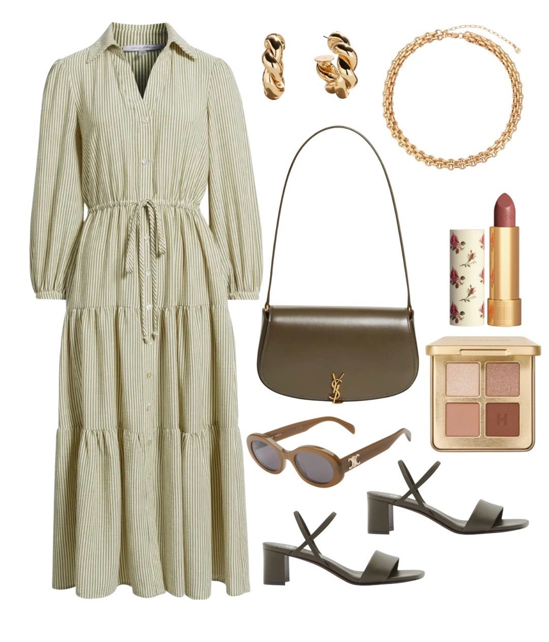 Easter dress
Easter outfit 
Dress
YSL bag
Sandals 

#LTKSeasonal