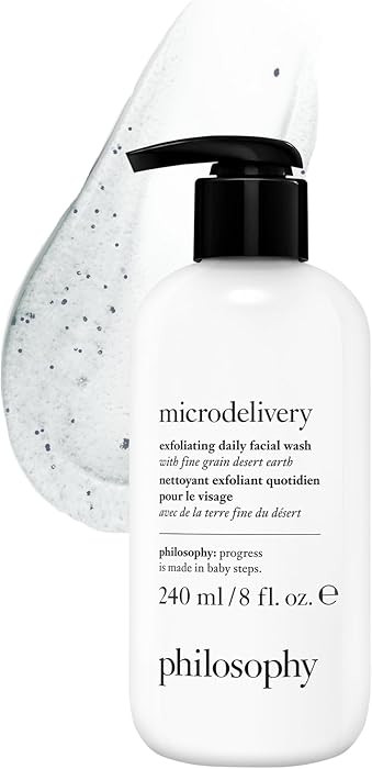 philosophy microdelivery exfoliating daily facial wash - with fine grain desert earth & gentle am... | Amazon (US)