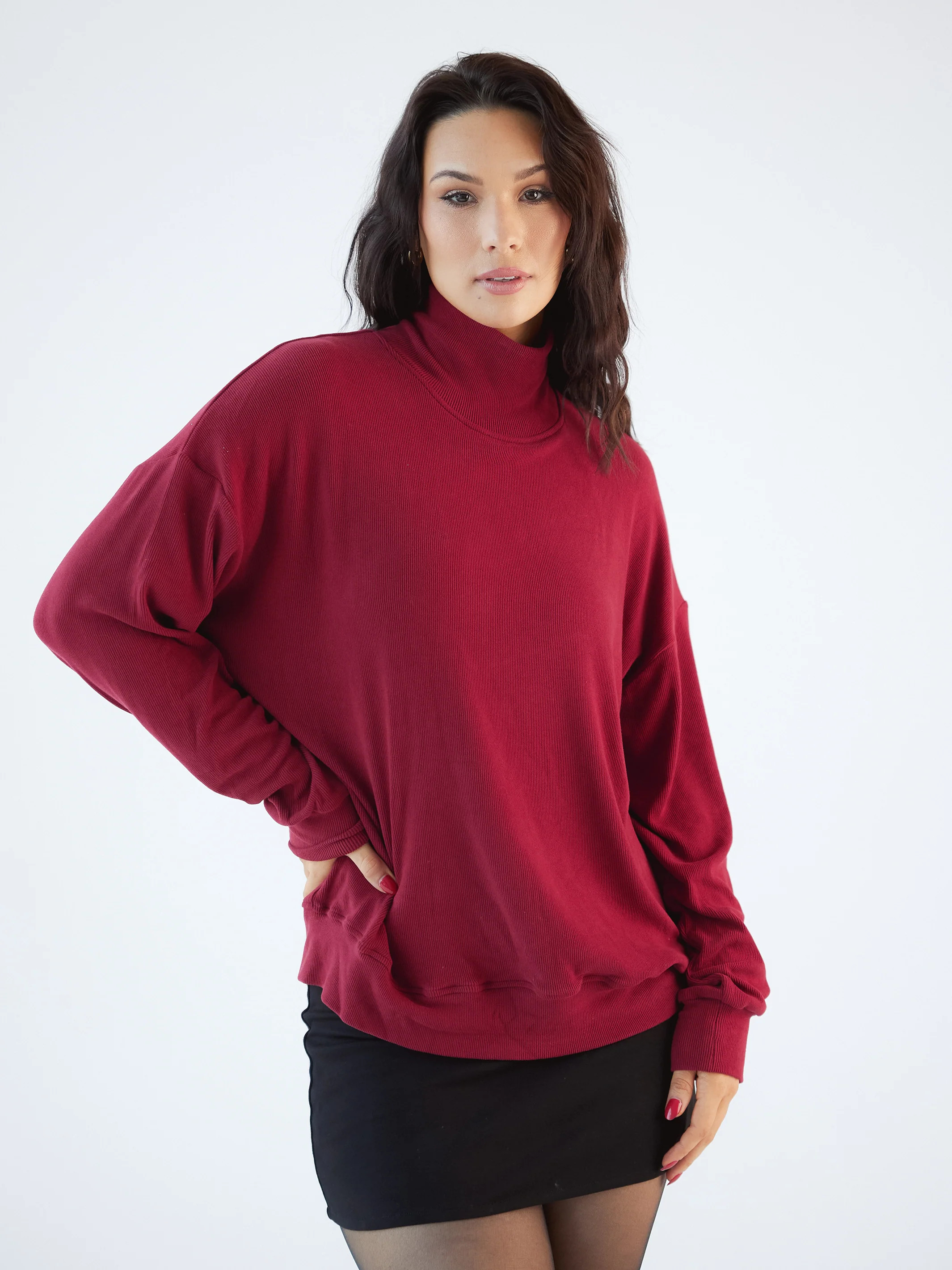 Turtleneck Oversized Sweater Brami | Klassy