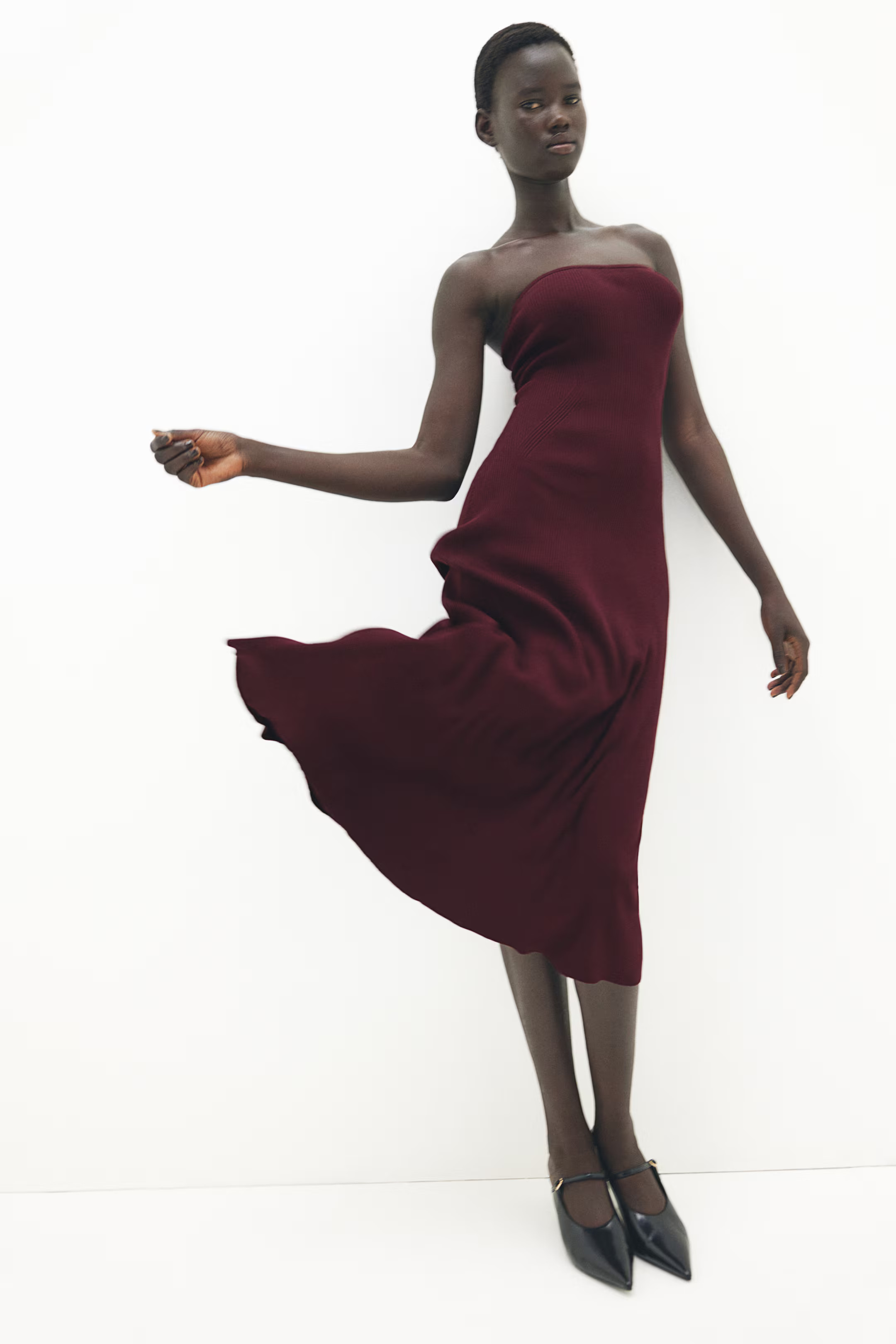 Rib-knit Bandeau Dress | H&M (US + CA)