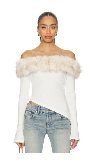 I.AM.GIA Cecily Top in Ivory. - size L | Revolve Clothing (Global)
