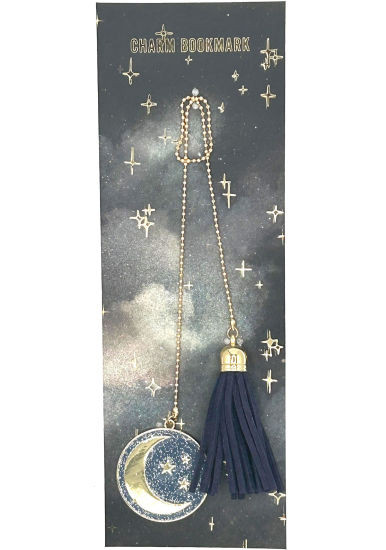 Charm Chain Tassel with Moon Bookmark | Barnes & Noble