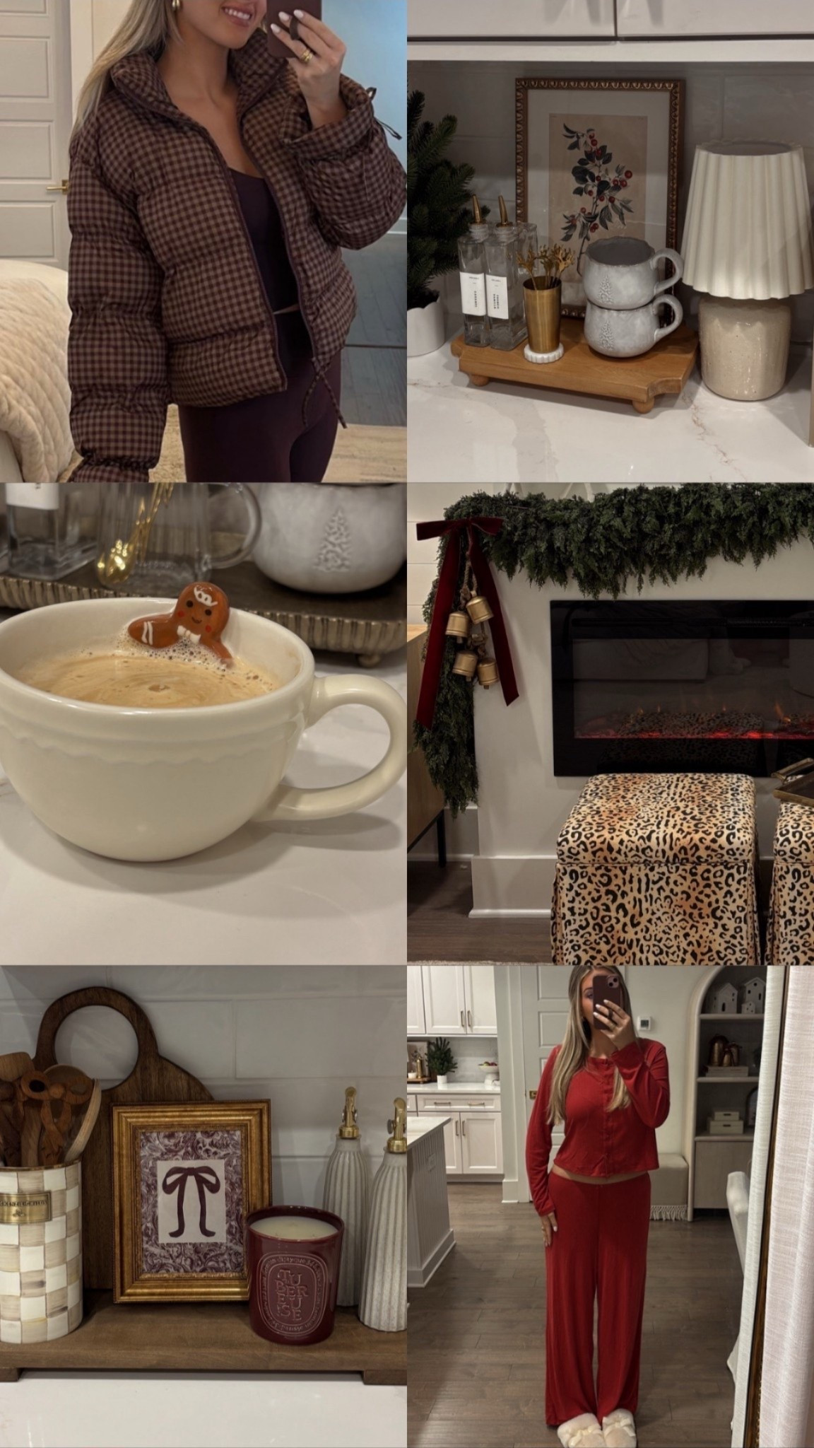 This weeks favorites!! ❤️🌲 wearing a medium in the red set in both and a large in the puffer jacket! 

#LTKHoliday #LTKFindsUnder50 #LTKStyleTip

#LTKHoliday #LTKGiftGuide